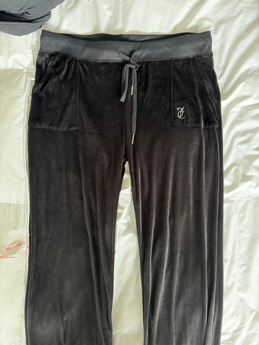 Juicy Couture velvet track pants